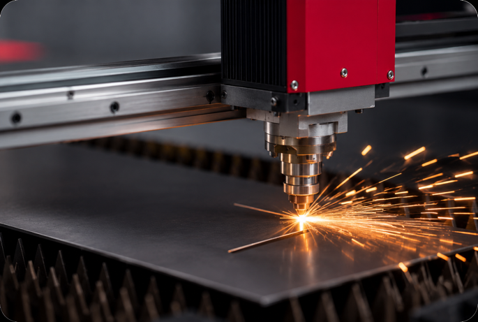 fiber laser cutting head, laser cutting machine, sheet metal cutting, metal laser cutting, Prato Laser