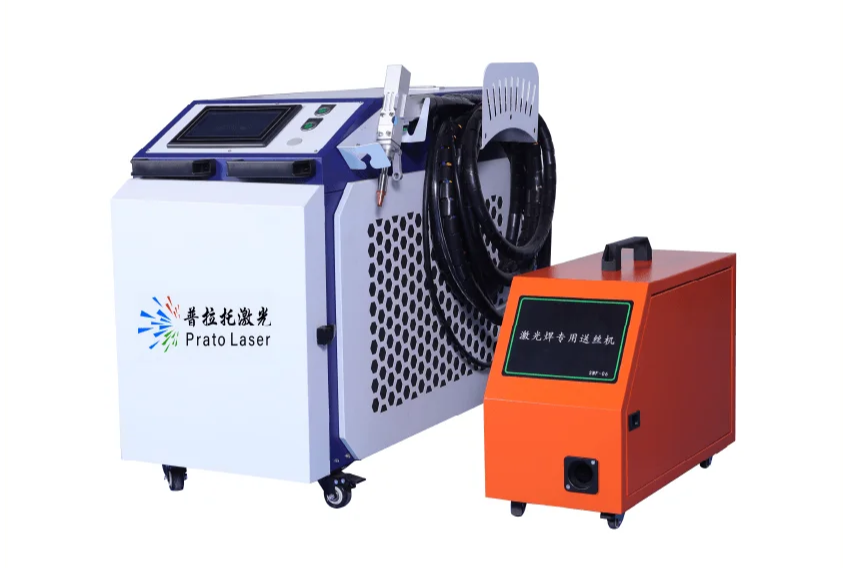 handheld laser welding machine, fiber laser welder, water cooled laser welding machine, laser welding machine for metal, industrial welding equipment, Prato Laser