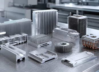 heat sink components, aluminum heat sink, thermal management parts, electronic cooling components, precision laser processing, Prato Laser