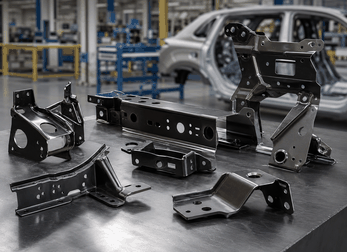 chassis brackets, automotive laser, structural components, precision metal fabrication, Prato Laser