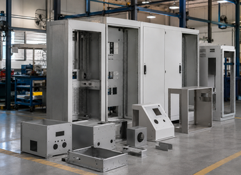 industrial enclosures, laser cutting, metal housings, machine panels, Prato Laser