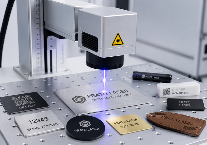laser marking machine, laser marker, product identification, QR code marking, serial number marking, metal marking, plastic marking, Prato Laser 