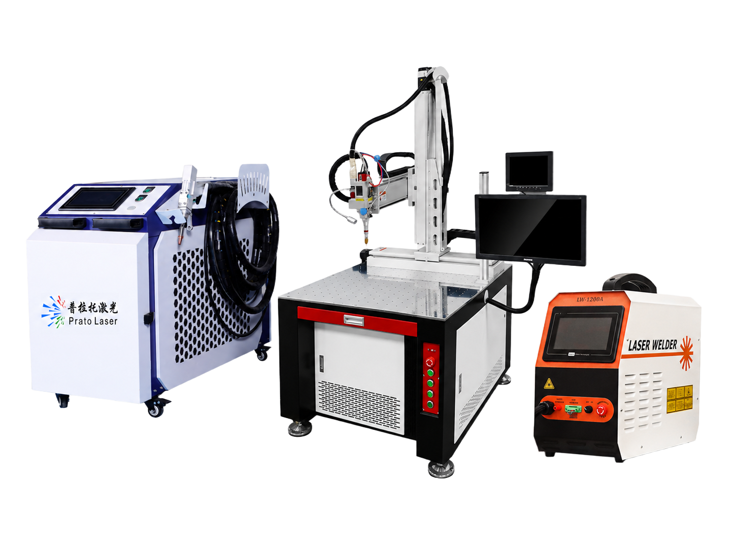 laser welding machine, handheld laser welding machine, water-cooled laser welding machine, air-cooled laser welding machine, platform laser welding machine, Prato Laser