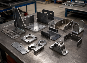 metal brackets, laser processing, precision components, industrial assembly, Prato Laser