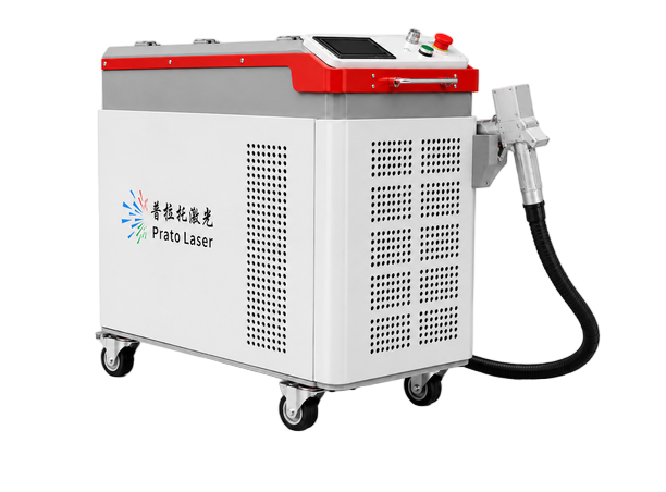 pulsed laser cleaning machine, laser cleaning machine, portable laser cleaner, pulse laser rust removal, weld cleaning machine, oxide removal laser, metal surface cleaning, handheld laser cleaning machine, PLT-PC100, PLT-PC200, PLT-PC300, Prato Laser