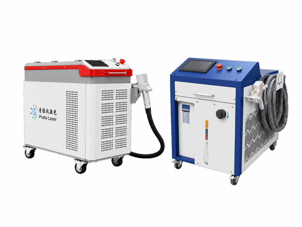 laser cleaning machine, pulsed laser cleaning machine, continuous wave laser cleaning machine, laser rust removal machine, handheld laser cleaning machine, metal surface cleaning, paint removal, oxide removal, Prato Laser