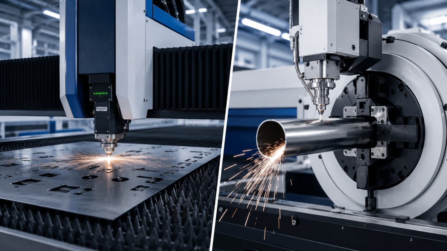 Laser Sheet Cutting Machine vs Laser Tube Cutting Machine: Key Differences and How to Choose Featured Image