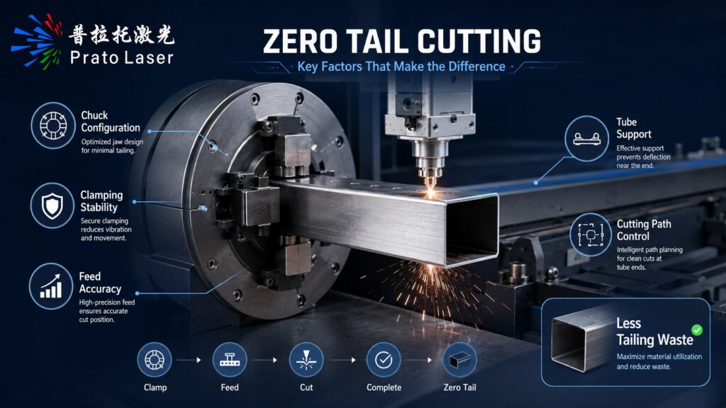 zero tail cutting key factors for laser tube cutting machine
