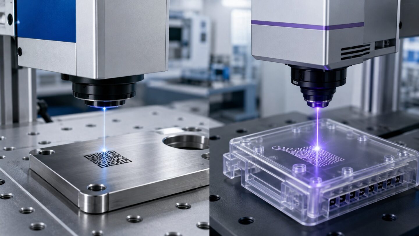 UV vs Fiber Laser Marking: Which One Should You Choose? Featured Image